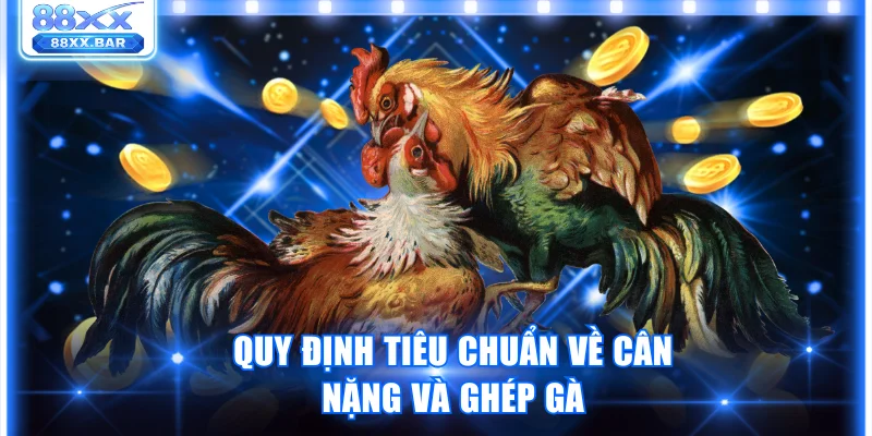Quy định tiêu chuẩn về cân nặng và ghép gà